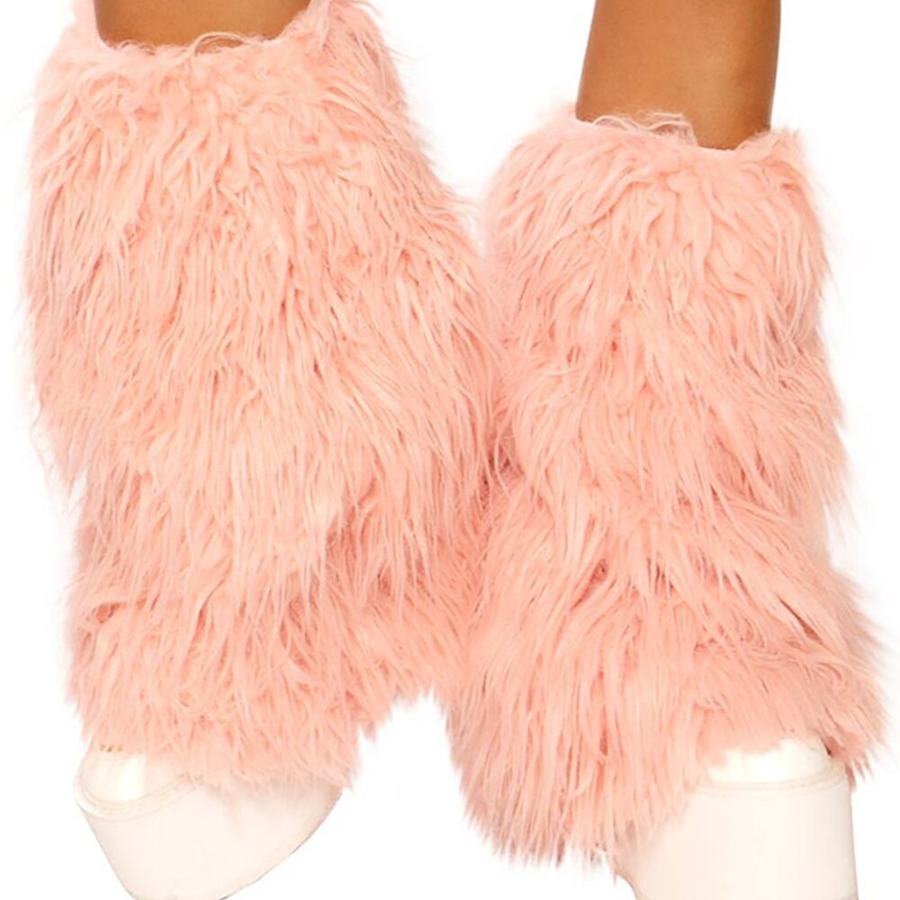 J Valentine - Fluffy Rose Mohair Legwarmers